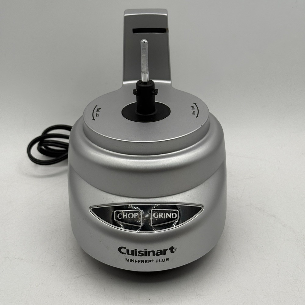 Cuisinart Mini-Prep Plus Food Processor DLC-2A‎ Chopper Motor Silver Base Tested